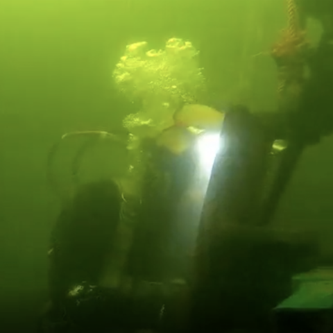 Onderwater&shy;verankering testfase